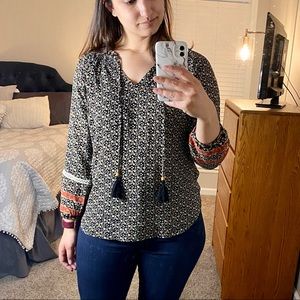 Cathia Tassel Detail Top